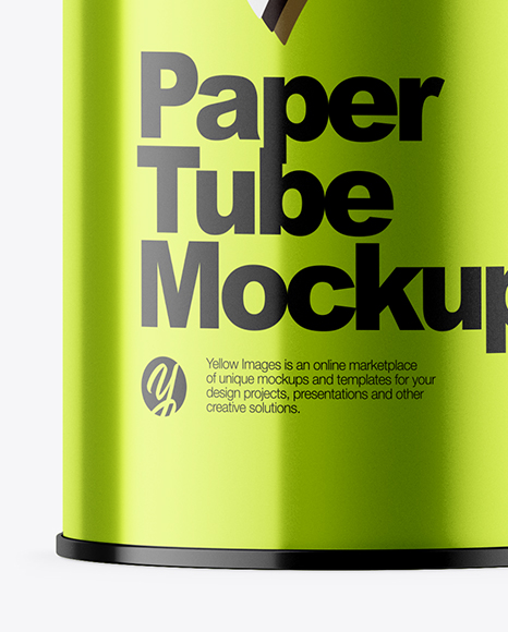 Metallized Paper Tube Mockup