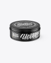 Matte Round Tin Box Mockup