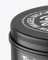 Matte Round Tin Box Mockup