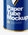 Glossy Paper Tube Mockup