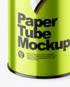 Metallized Paper Tube Mockup