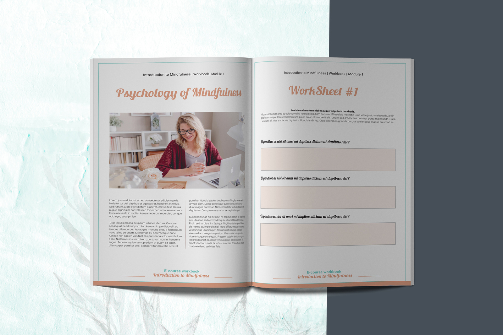 E-course Workbook / Opt-in InDesign Template