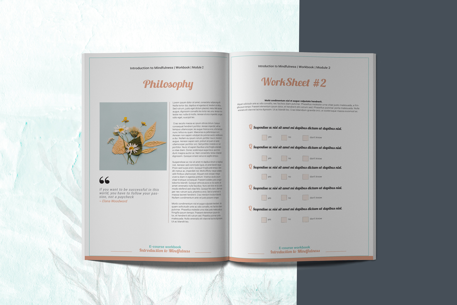 E-course Workbook / Opt-in InDesign Template