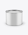 Paint Matte Tin Can Mockup