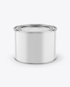 Paint Matte Tin Can Mockup