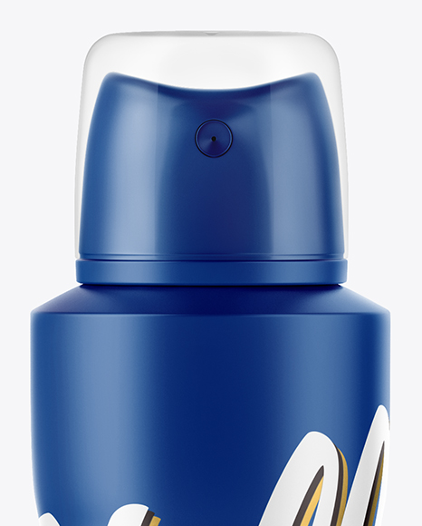Matte Spray Bottle Mockup