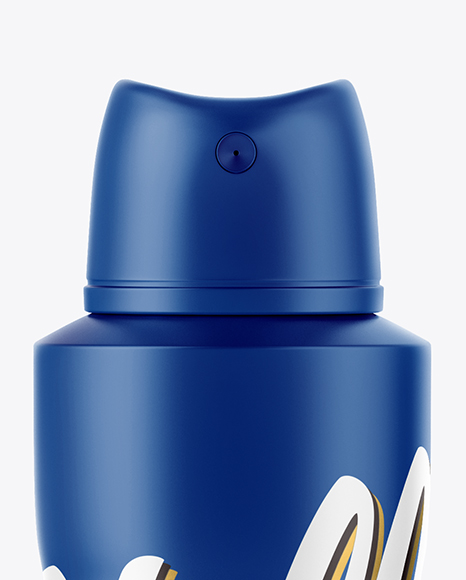 Matte Spray Bottle Mockup