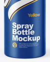 Matte Spray Bottle Mockup