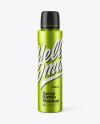 Metallic Spray Bottle Mockup