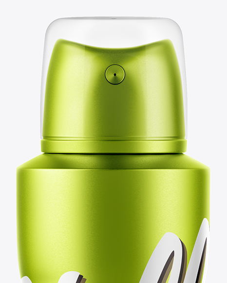 Metallic Spray Bottle Mockup