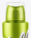Metallic Spray Bottle Mockup