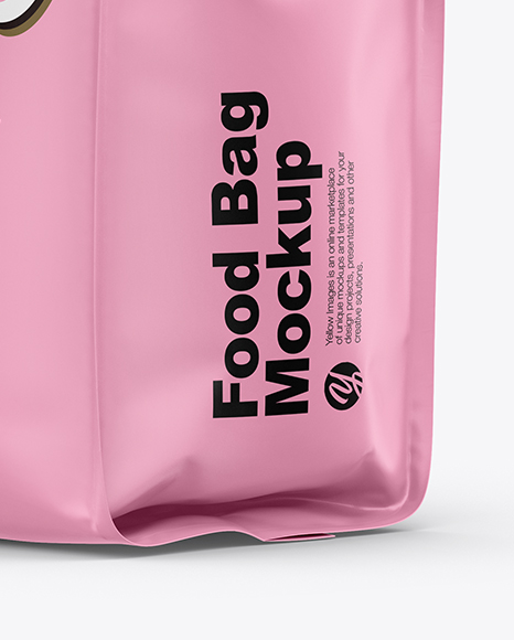 Matte Food Bag Mockup