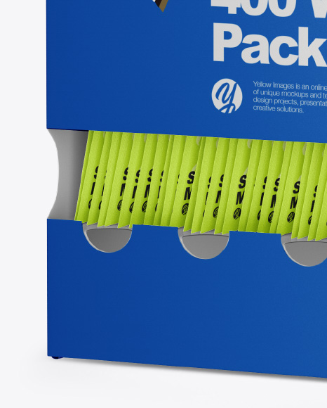 400 Wipes Pack Mockup