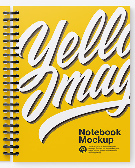 Opened Notebook Mockup