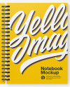 Opened Notebook Mockup