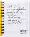 Opened Notebook Mockup