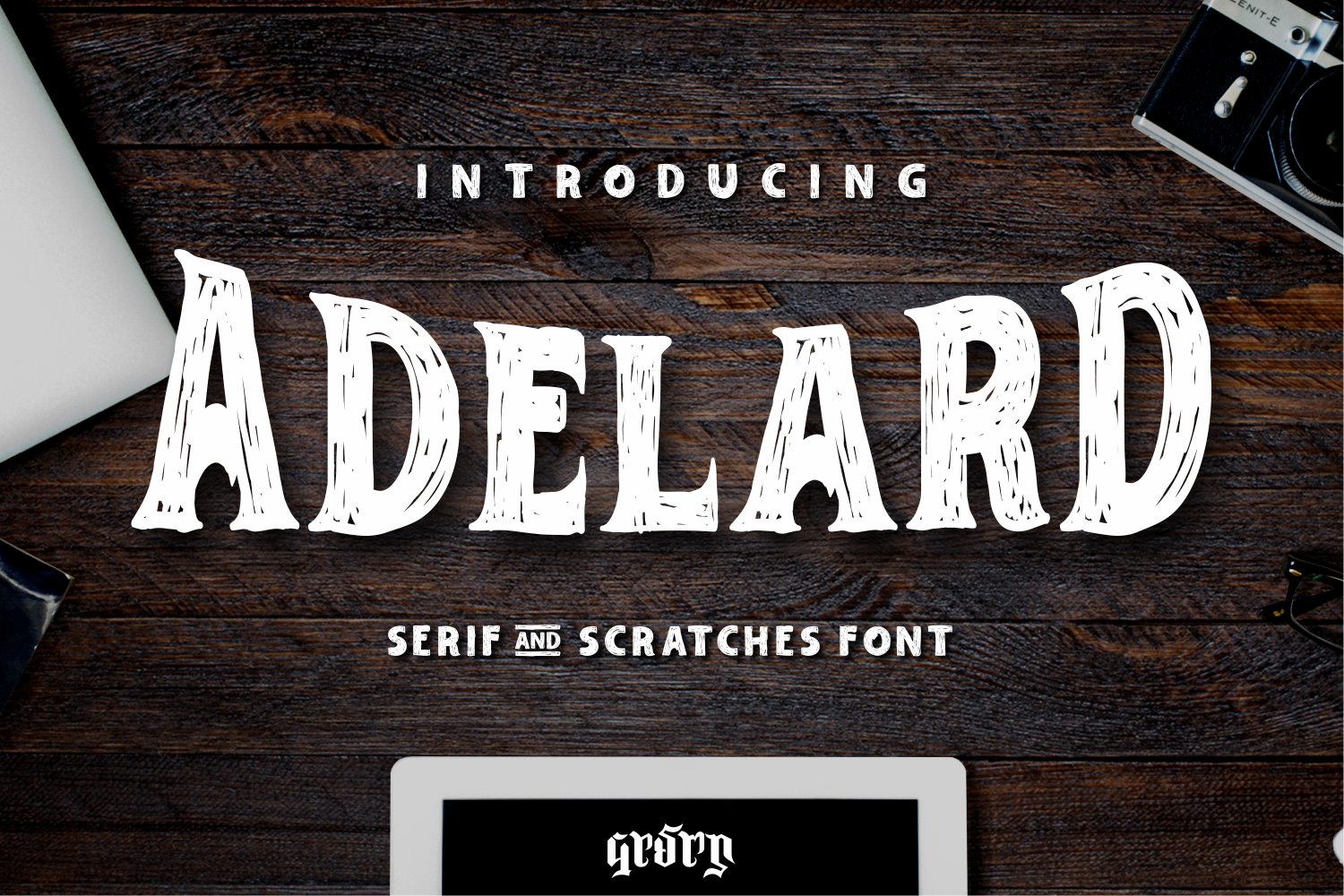 Adelard Scratches Fonts Adelard Scratches Fonts