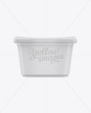 500g Glossy Butter Tub Mockup - Front, Top & Side Views