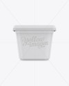 500g Matte Butter Tub Mockup - Front, Top & Side Views