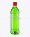 Green PET Bottle Mockup Green PET Bottle Mockup