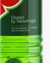Green PET Bottle Mockup Green PET Bottle Mockup