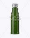 100ml Glass Bottle With Green Pepper Sauce Mockup