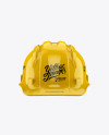 Glossy Hard Hat Mockup - Front View