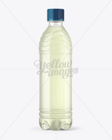 PET Bottle with Lemonade Mockup PET Bottle with Lemonade Mockup