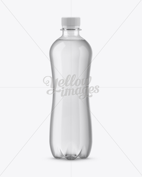 500ml PET Shrink Sleeve Label Bottle Mockup