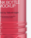 PET Bottle with Pink Cola Mockup PET Bottle with Pink Cola Mockup