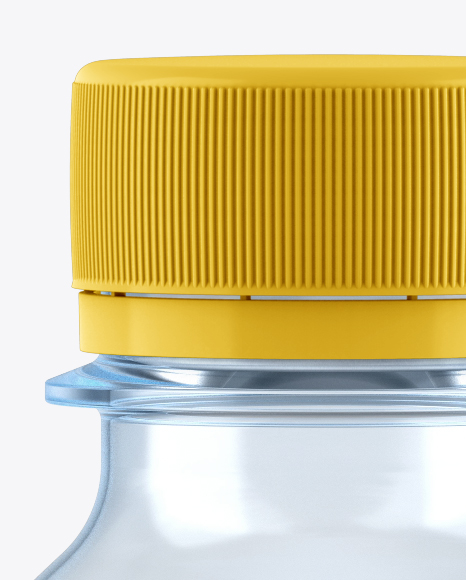 PET Bottle With Still Water Mockup