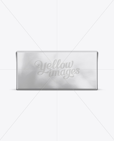 250g Butter Block In Metallic Foil Wrap Mockup - Front, Top & Side