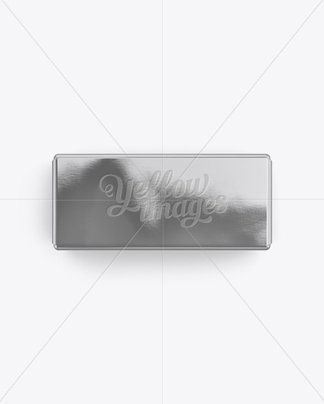 250g Butter Block In Metallic Foil Wrap Mockup - Front, Top & Side