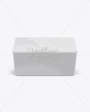 250g Glossy Butter Block Mockup - Front View (High-Angle Shot)