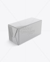 250g Glossy Butter Block Mockup - Halfside View (High-Angle Shot)