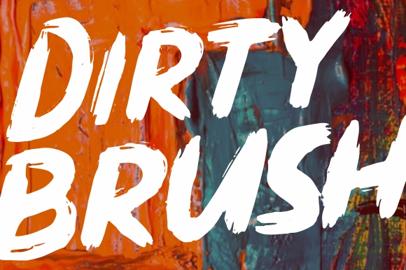 DIRTY BRUSH Fonts