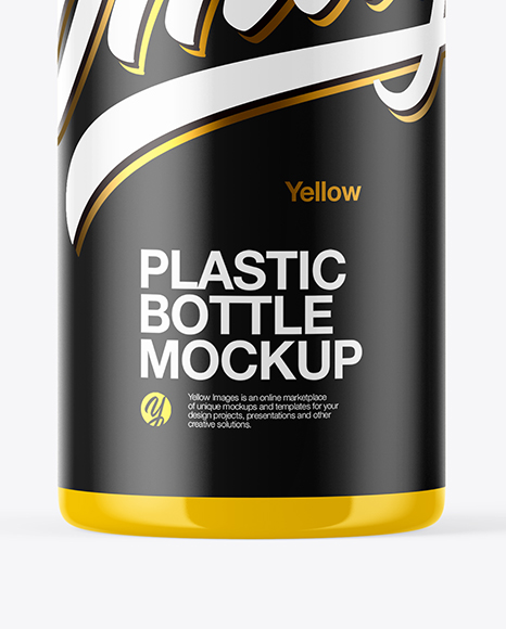 Glossy Cosmetic Bottle Mockup