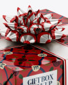 Glossy Gift Box Mockup