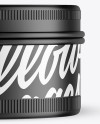 Matte Round Tin Box Mockup