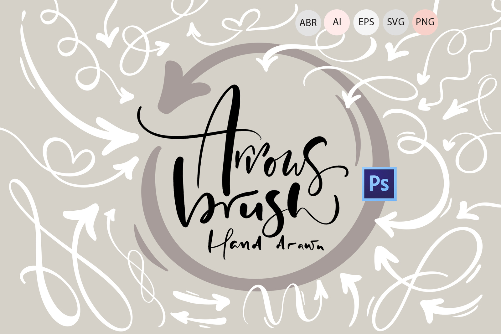 Hand drawn arrows brush Hand drawn arrows brush