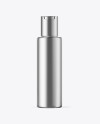 Metallic Cosmetic Bottle Mockup