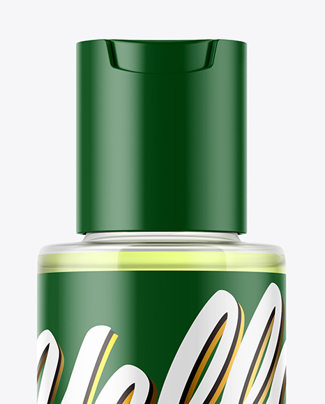 Clear Cosmetic Bottle Mockup