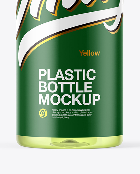 Clear Cosmetic Bottle Mockup