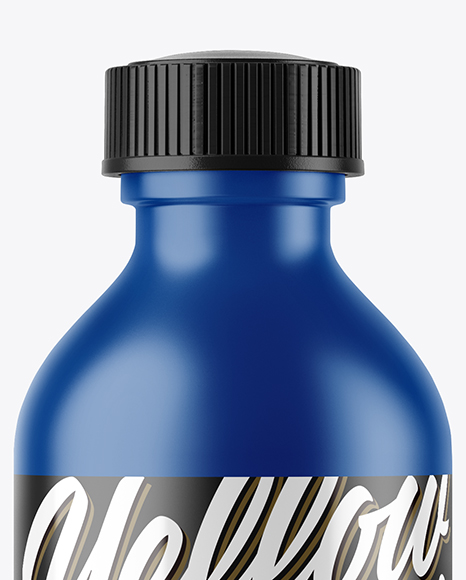 100ml Matte Oil Bottle Mockup