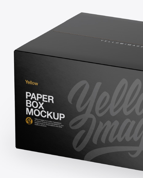 Paper Box Mockup