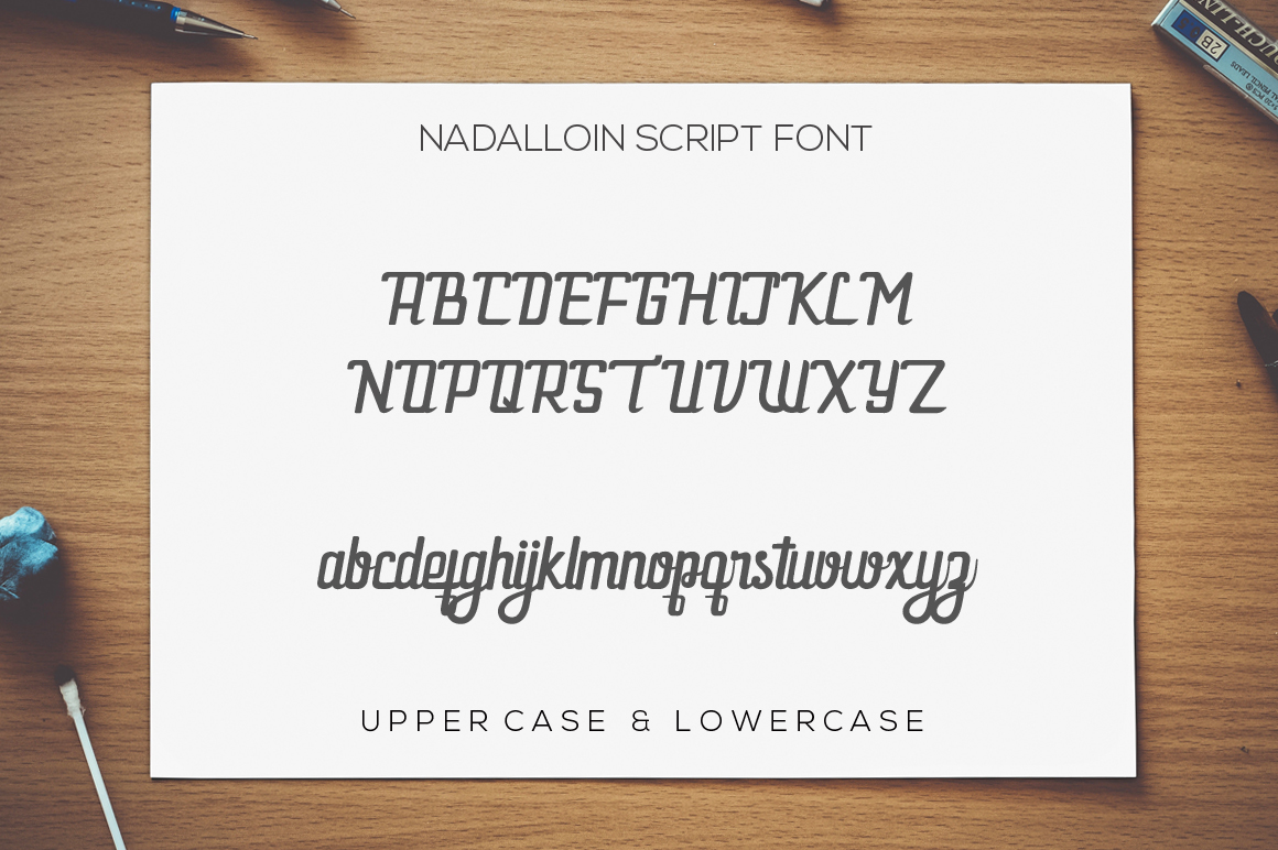 Nadalloin font Nadalloin font