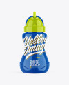 Glossy Plastic Bottle Mockup