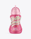 Matte Plastic Bottle Mockup