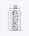 Clear Pills Bottle Mockup