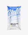 Milk Sachet Mockup